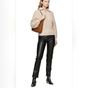 STAUD Elliot Faux Leather Pants